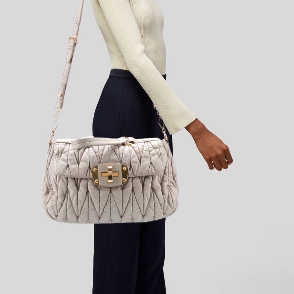 Miu Miu leather crossbody bag